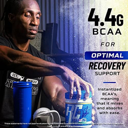 Ronnie Coleman BCAA XS Powder with EAAs – Sugar Free BCAAs (30 Servings, Lemonbeary Gummies)