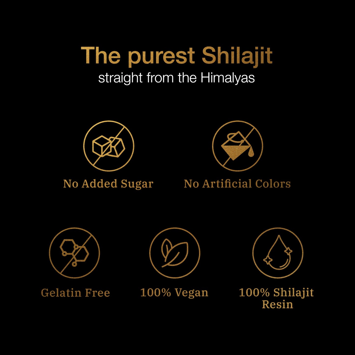 Be Bodywise Himalayan Shilajit Gummies Gold – Lab Tested, Sugar Free