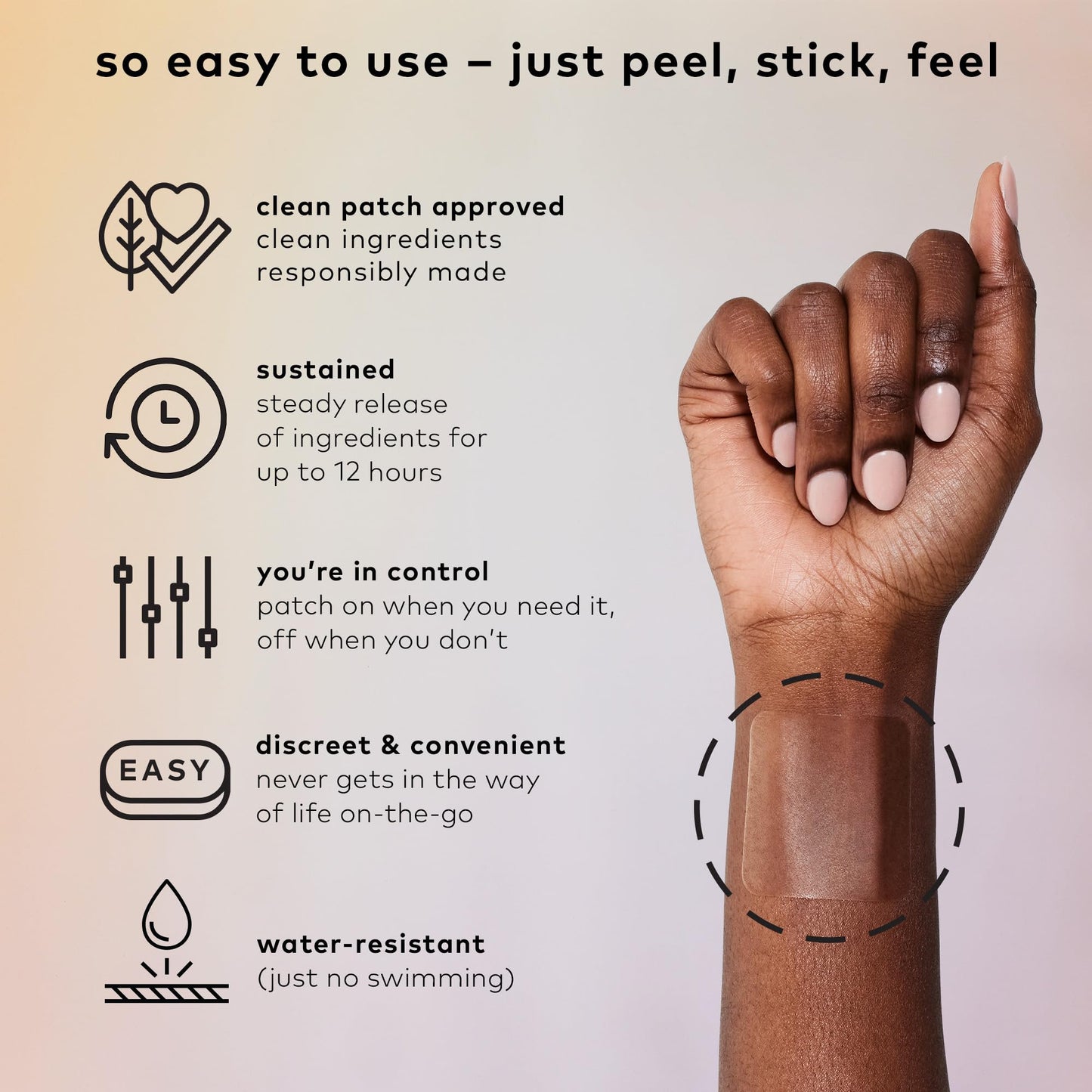The Good Patch Be Calm Patch with Hemp – Unwind & Decompress