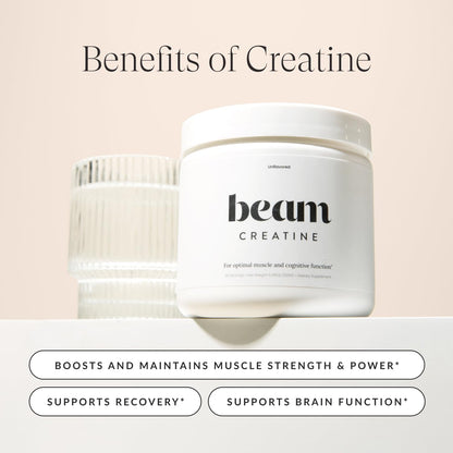 Beam Creatine Powder – Third-Party Tested, Micronized Creatine Monohydrate