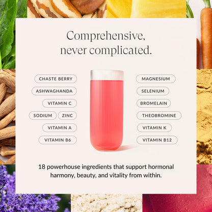 Beam Glow: Hormone Balance for Women, Thyroid Support, 15 Servings