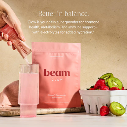 Beam Glow: Hormone Balance for Women, Thyroid Support, 15 Servings