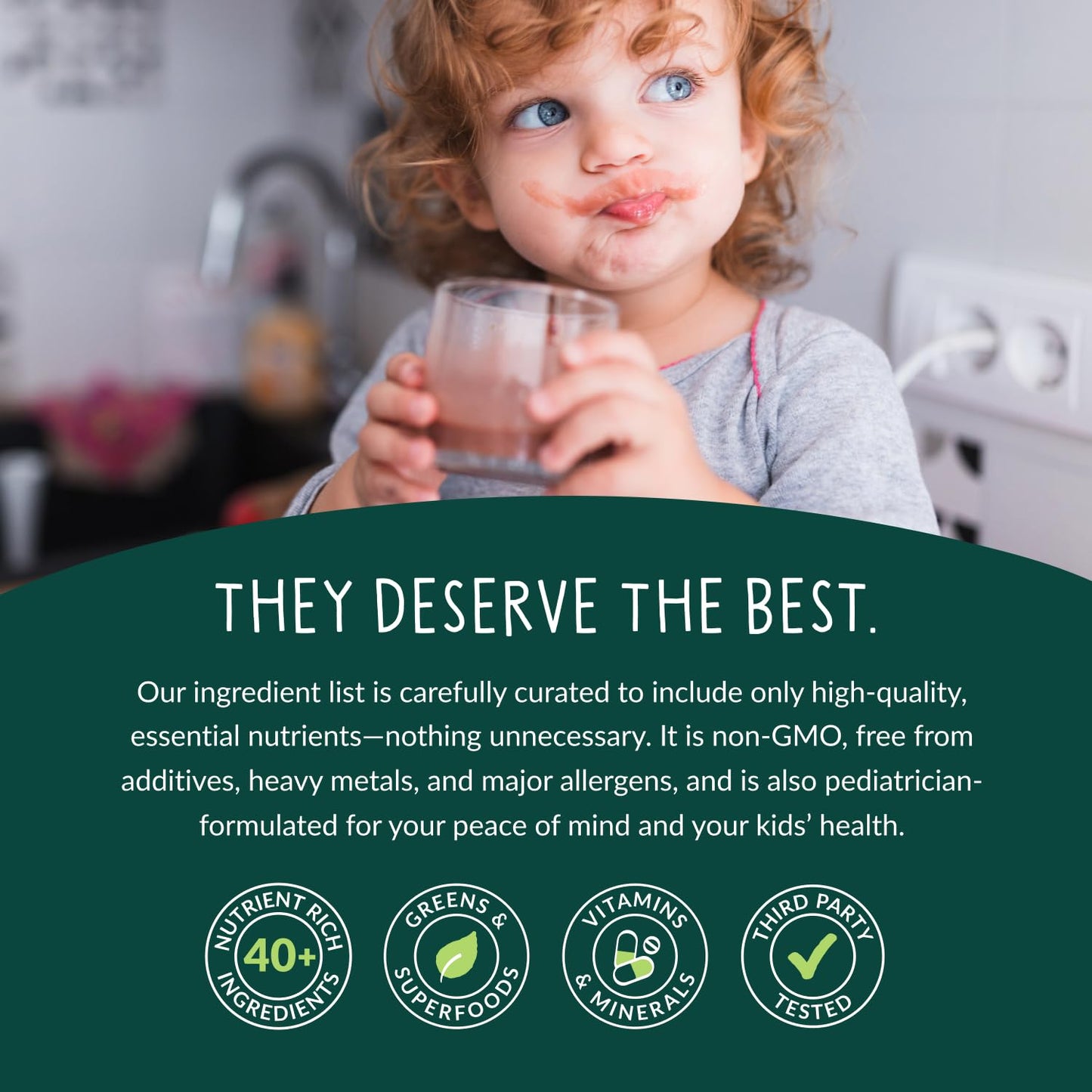 Beam Kids All-in-One Superfood Powder for Children – Immune & Gut Health