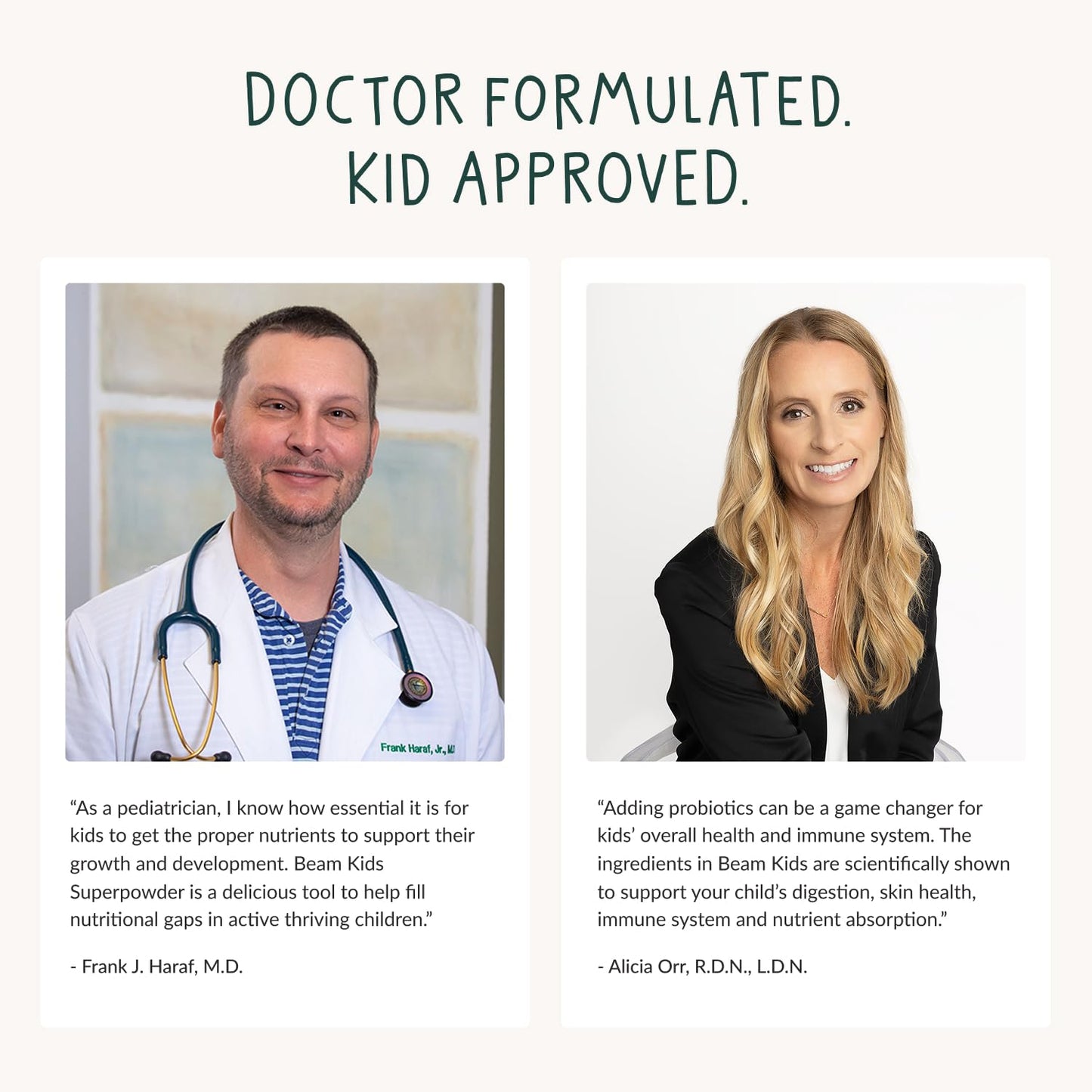 Beam Kids All in One Superfood Powder — Probiotics, Vitamins & Organic Greens