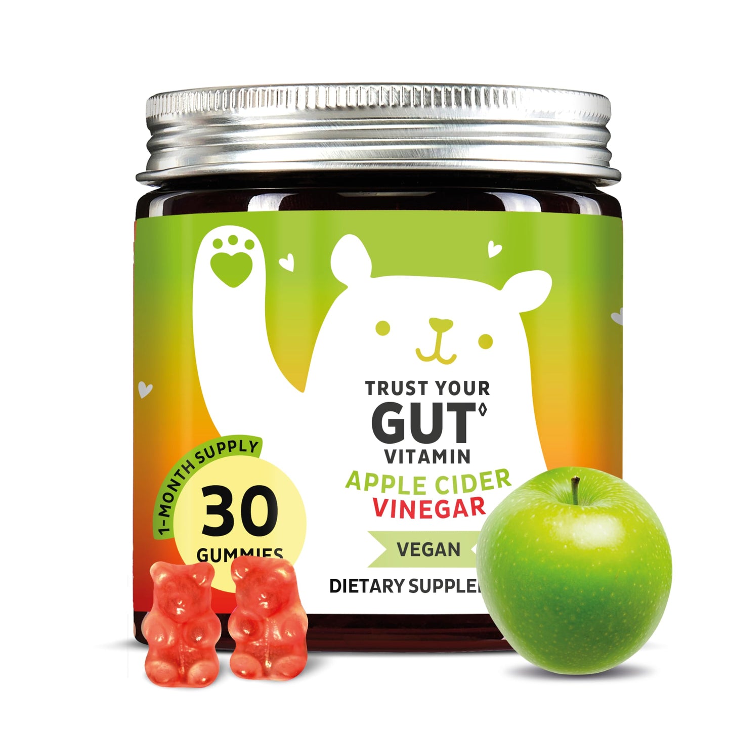 Bears with Benefits ACV Gummies – Metabolism, Digestion & Detox with Iodine (30 Gummies)