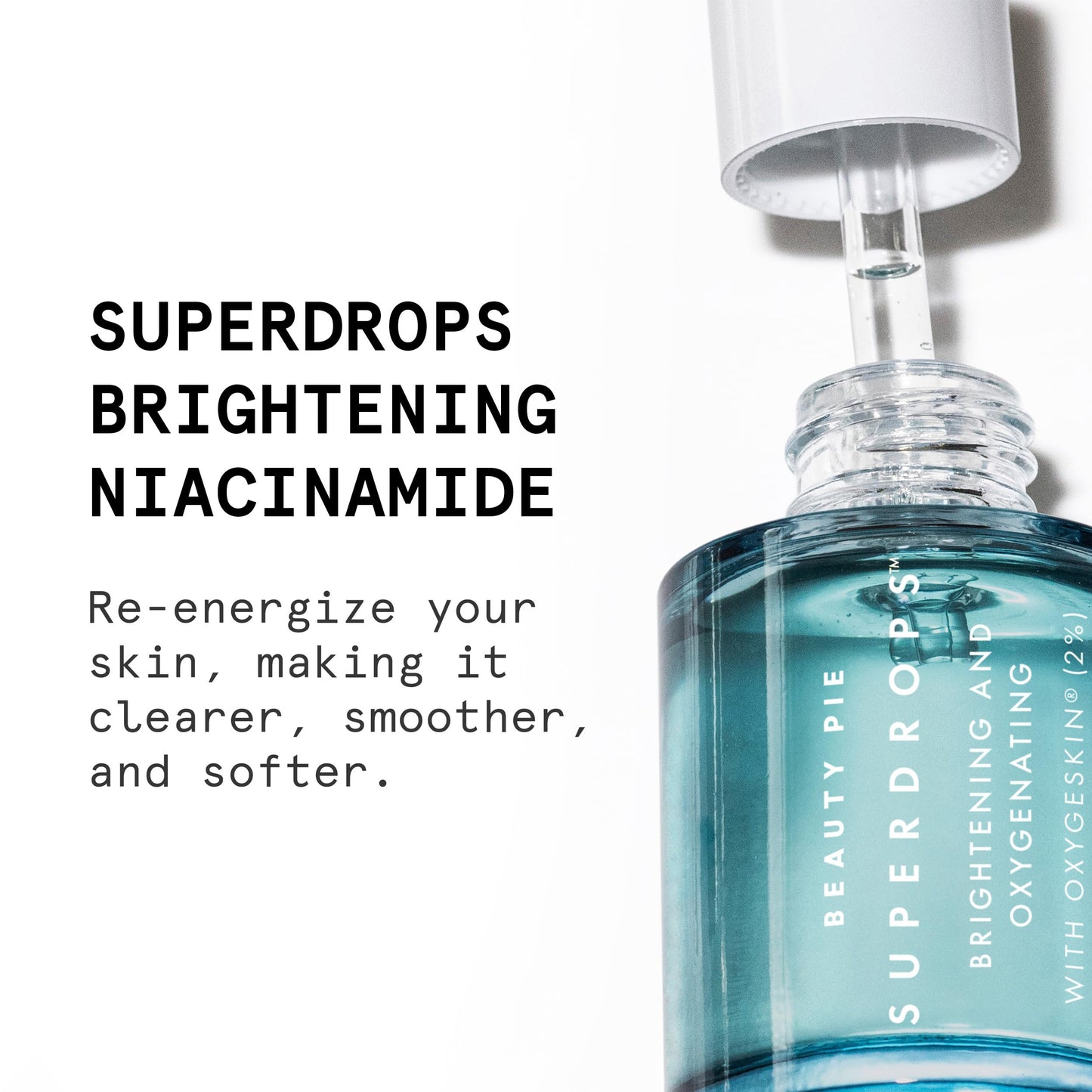 Beauty Pie Superdrops Niacinamide 10% Serum – Pore Refining & Brightening (1 oz / 30 mL)