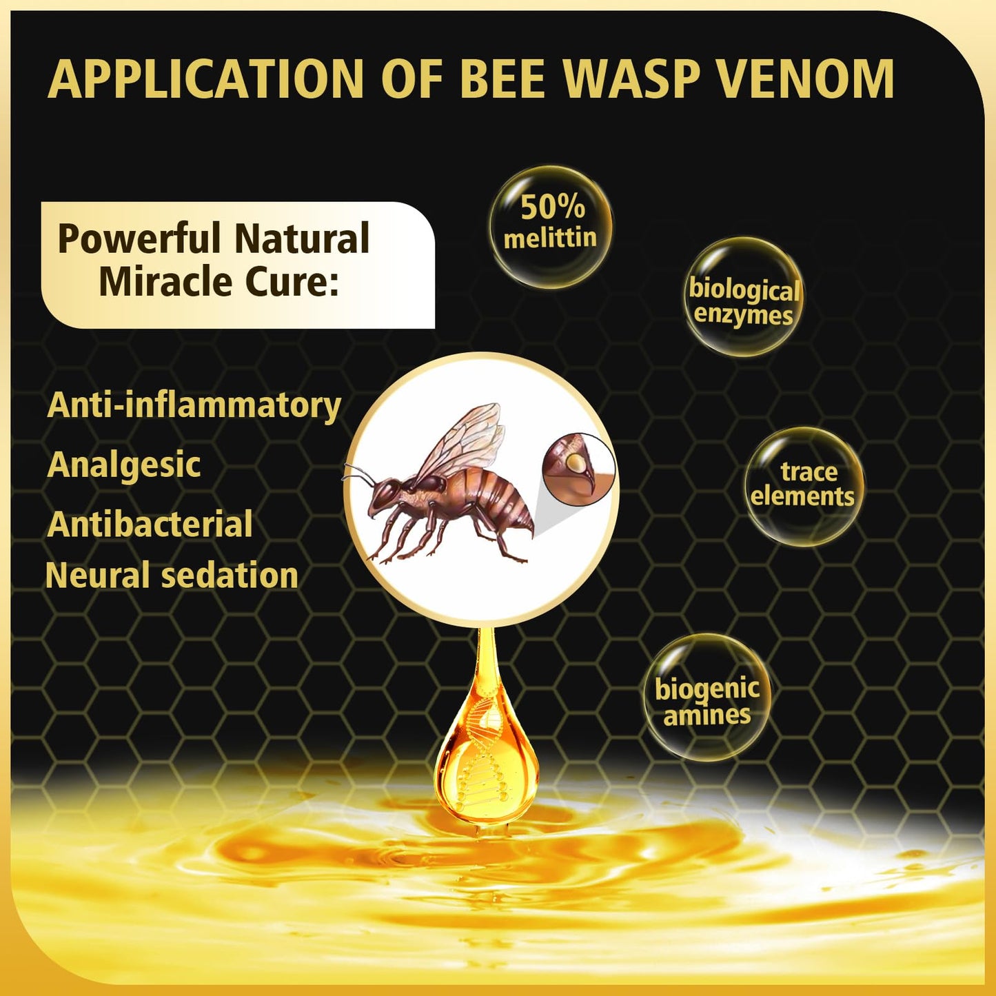 Bee Wasp Venom Toothpaste 2-Pack – Bleeding Gums, Gingivitis, Sensitive Teeth (3.7 oz)