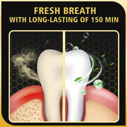 3PCS Bee Wasp Venom Toothpaste for Bleeding Gums, Gingivitis Treatment Repair, Sensitive Teeth, Mouth Sores, Plaque -150 MIN Breath Fresheners - 3.7 OZ(3 Pack)