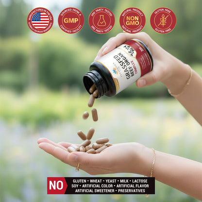 Premium Grass-Fed Beef Organ Supplement – Liver, Heart, Kidney, Pancreas & Spleen (200 Count)