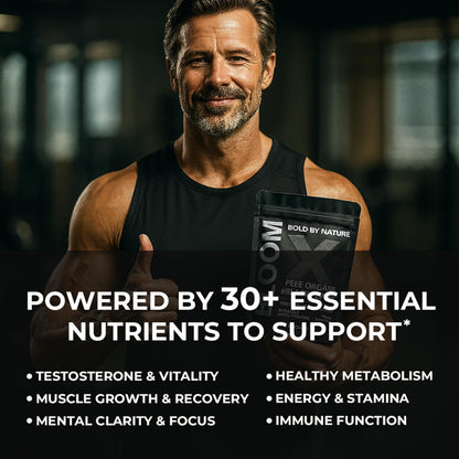Beef Organ Supplement for Men – Grass-Fed Liver & 7 Organs | Bloom X 180 ct