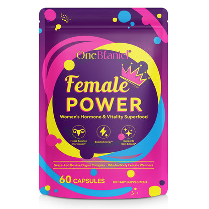 Beef Organ Supplement for Women – Grass-Fed Liver, Uterus & Ovaries | Hormone Balance, Energy, Immunity | 60 Capsules