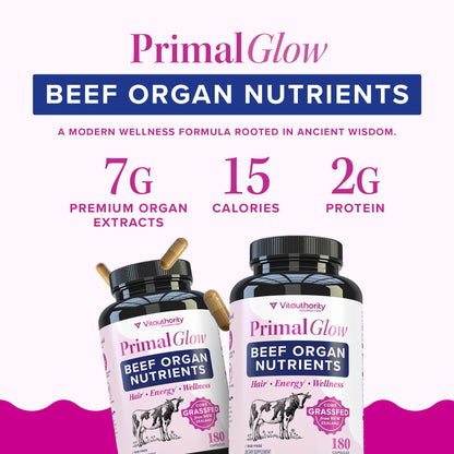 Beef Organ Supplement for Women | Grass-Fed NZ Bovine, 7 Organs, 30 Servings