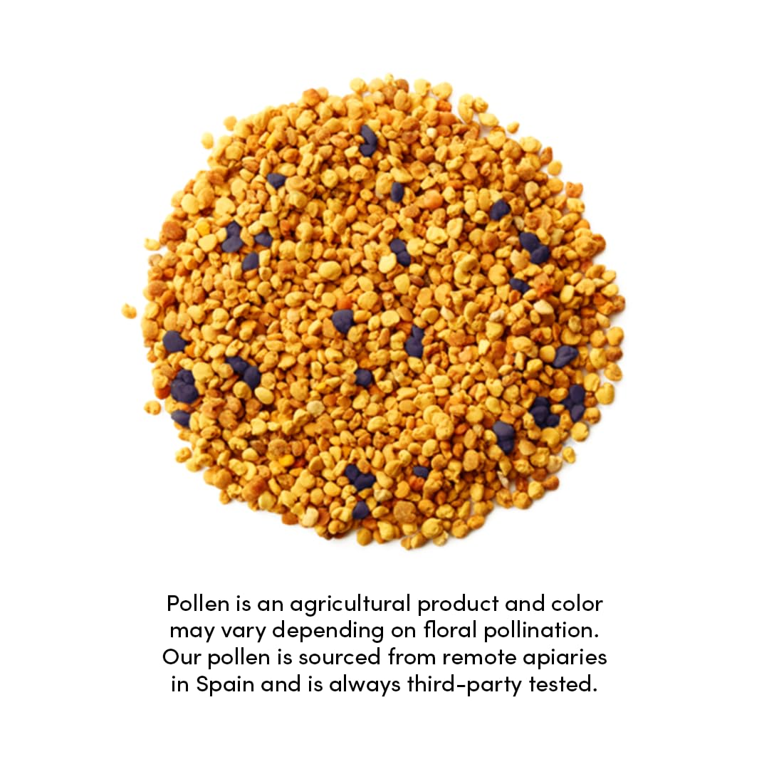 Beekeeper's Naturals – 100% Raw Bee Pollen Granules (5.2 oz) – Paleo & Keto, Gluten Free