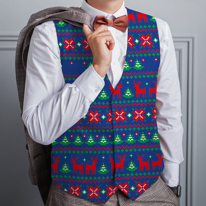Beers Xmas Jumper - Novelty Costume Fancy Dress Waistcoat ( 4 sizes available )