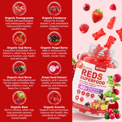 Super Reds Gummies – 40+ Superfoods for Immunity & Energy