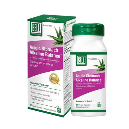 Bell Acidic Stomach Alkaline Balance – Healthy pH Support | 60 Capsules