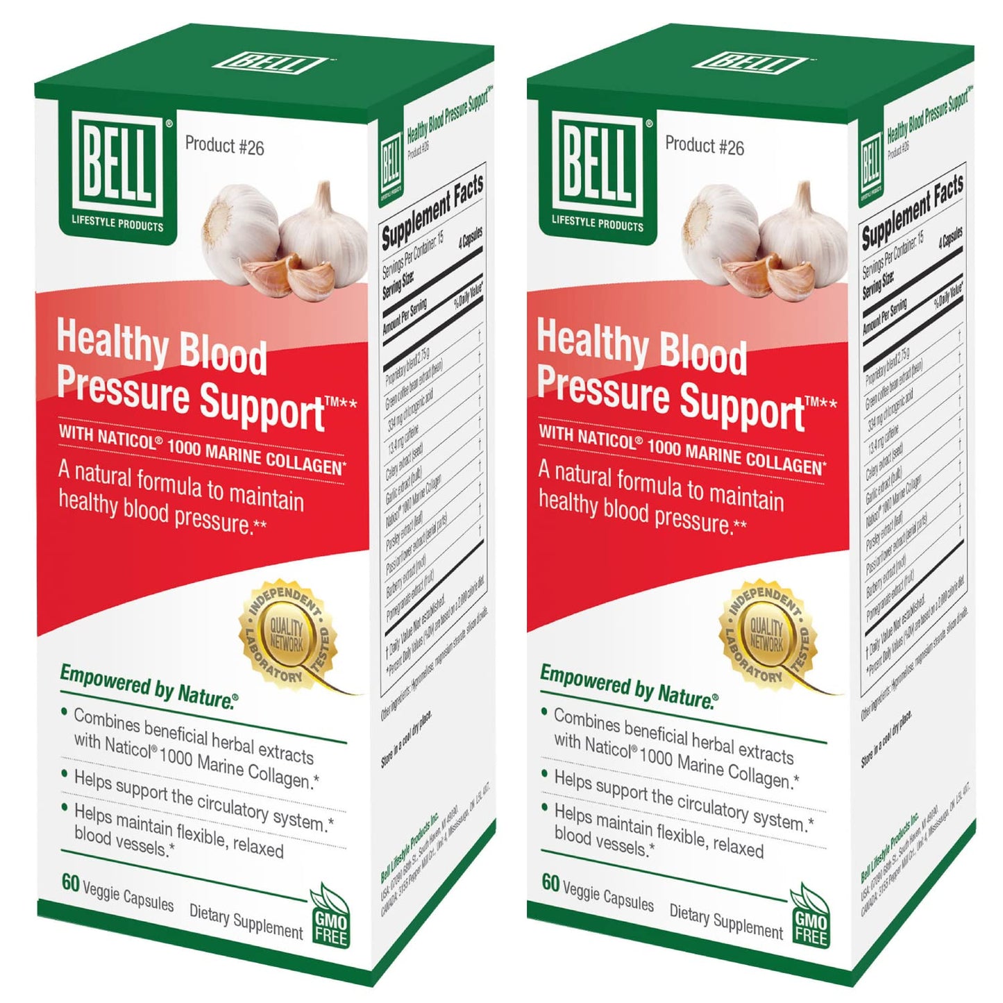 Bell Blood Pressure Formulation (60 Caps) 2-Pack