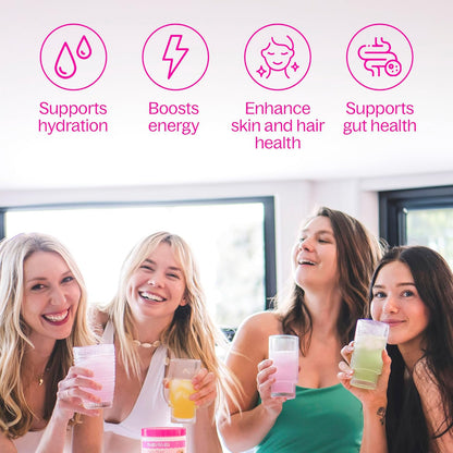 Belli Welli Daily Fiber Packets with Collagen, Probiotics & Electrolytes - 10 Count Variety