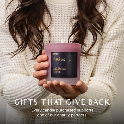Benevolence LA Thank You Candles – 10 oz, 40-50h Burn | Fall Candles, Appreciation Gifts