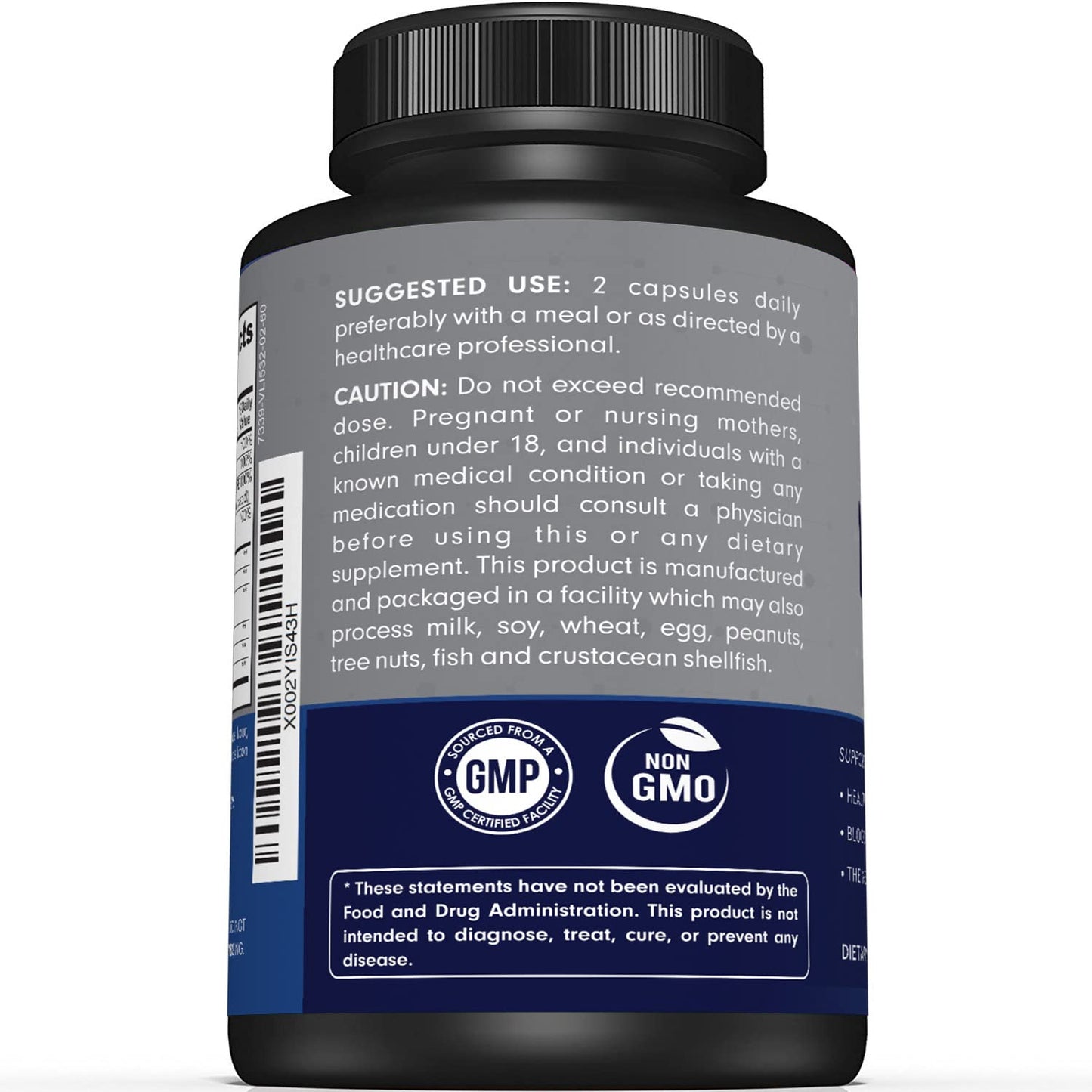 Premium Nerve Support Supplement - ALA 600 mg, Acetyl-L-Carnitine & Benfotiamine | 60 Capsules