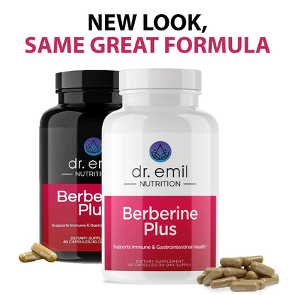 Berberine 500mg Capsules – Dr. Emil Nutrition | Made in USA | 30-Day Supply