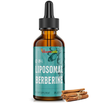 Berberine HCl Supplement 3000 mg | Liposomal Berberine HCl Liquid 2 oz – AMPK Activator