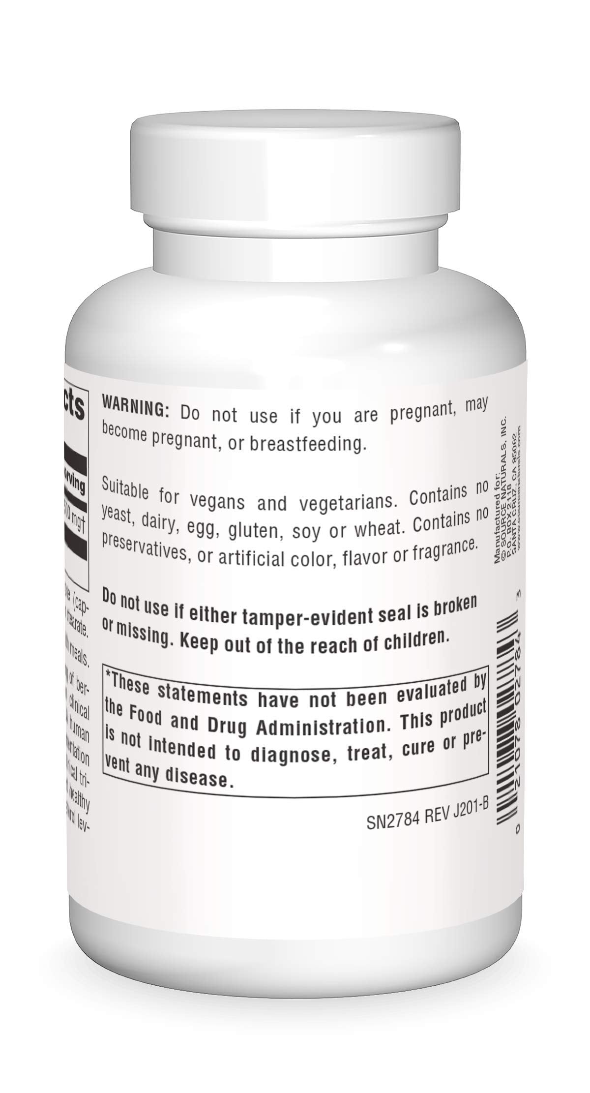 Source Naturals Berberine Vegetable Capsule - GI Support - 120 Veg Caps