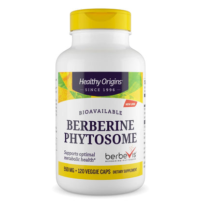 Healthy Origins Berberine Phytosome 550 mg (Berbevis) – Metabolic Support