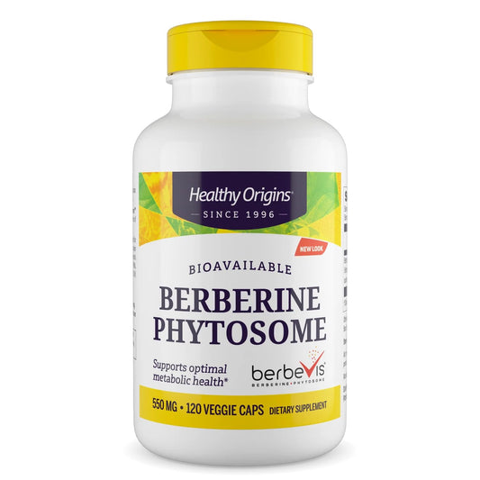Healthy Origins Berberine Phytosome 550 mg (Berbevis) – Metabolic Support
