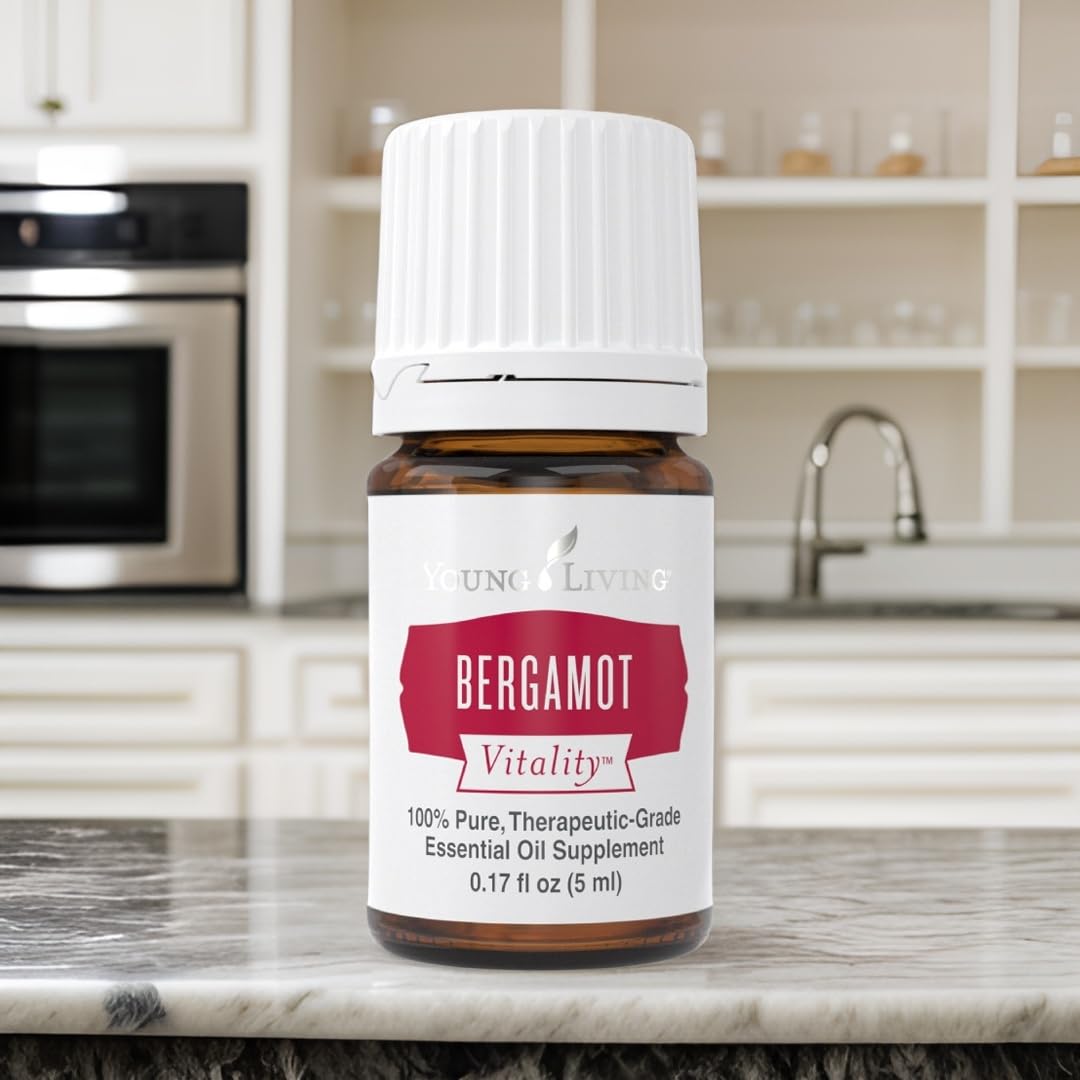 Young Living Bergamot Vitality Essential Oil 5ml – Uplifting Citrus Flavor for Cooking