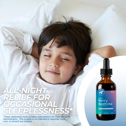 Berry Bedtime Drops for Kids – Melatonin & Herbal Sleep Support (2 oz) | Mountain Meadow Herbs