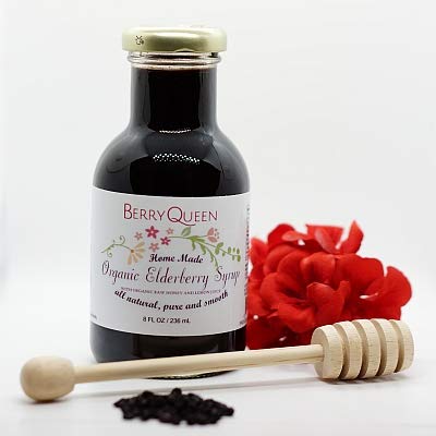 Berryqueen Organic Elderberry Syrup – Immunity Booster (8 oz)