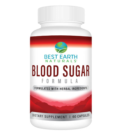 Best Earth Naturals Blood Sugar Formula with Cinnamon, Gymnema & Banaba – 60 Count