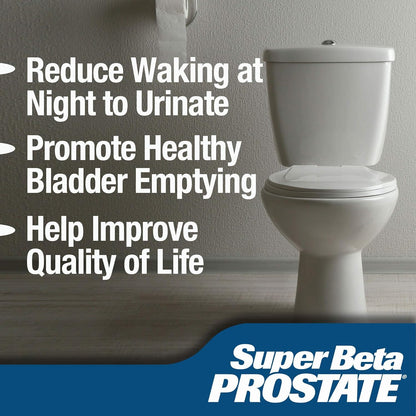 SUPER BETA PROSTATE – Prostate Health Support with Beta Sitosterol, 60 Count