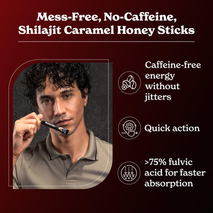 Better Alt Himalayan Shilajit Cinnamon Honey Sticks – 30 Sticks for Energy & Immunity