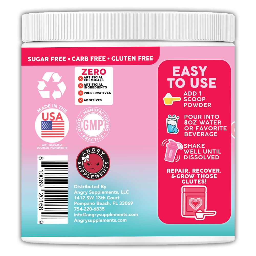 Better Booty Glute Scoop – 2-in-1 Creatine + Glutamine for Women, Unflavored (300g)