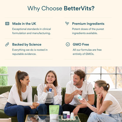 Bettervits Odorless Garlic 1000mg | High Potency Allicin | Vegan 30 Capsules