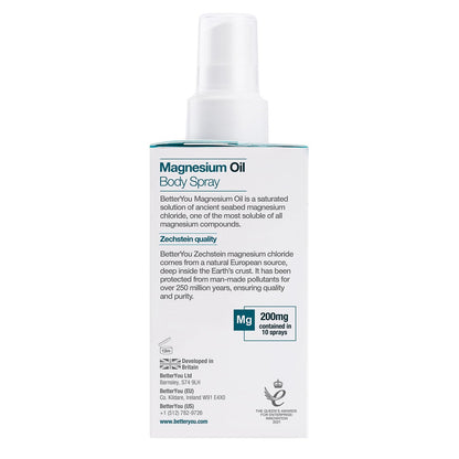 BetterYou Magnesium Oil Body Spray – Supports Muscle Recovery & Flexible Joints