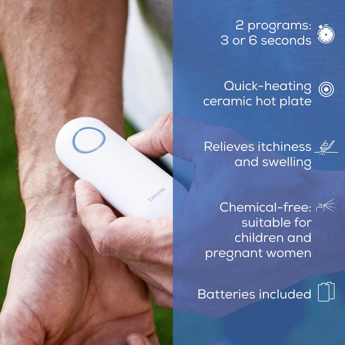 Beurer BR60 Insect Bite Healer – Chemical-Free Heat Relief