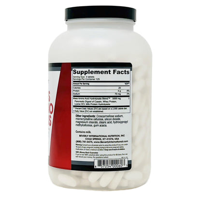 Beverly International Mass Amino Acids, 500 Tabs – Pre- & Post-Workout Support for Muscle Recovery & Repair | Complete Amino Acid Profile