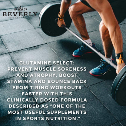 Beverly International Glutamine Select – 60 Servings | L-Glutamine & BCAAs