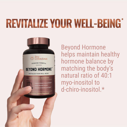 Live Conscious Beyond Hormone – Menopause & PMS Support (90 Ct) | Metabolism & Estrogen Balance