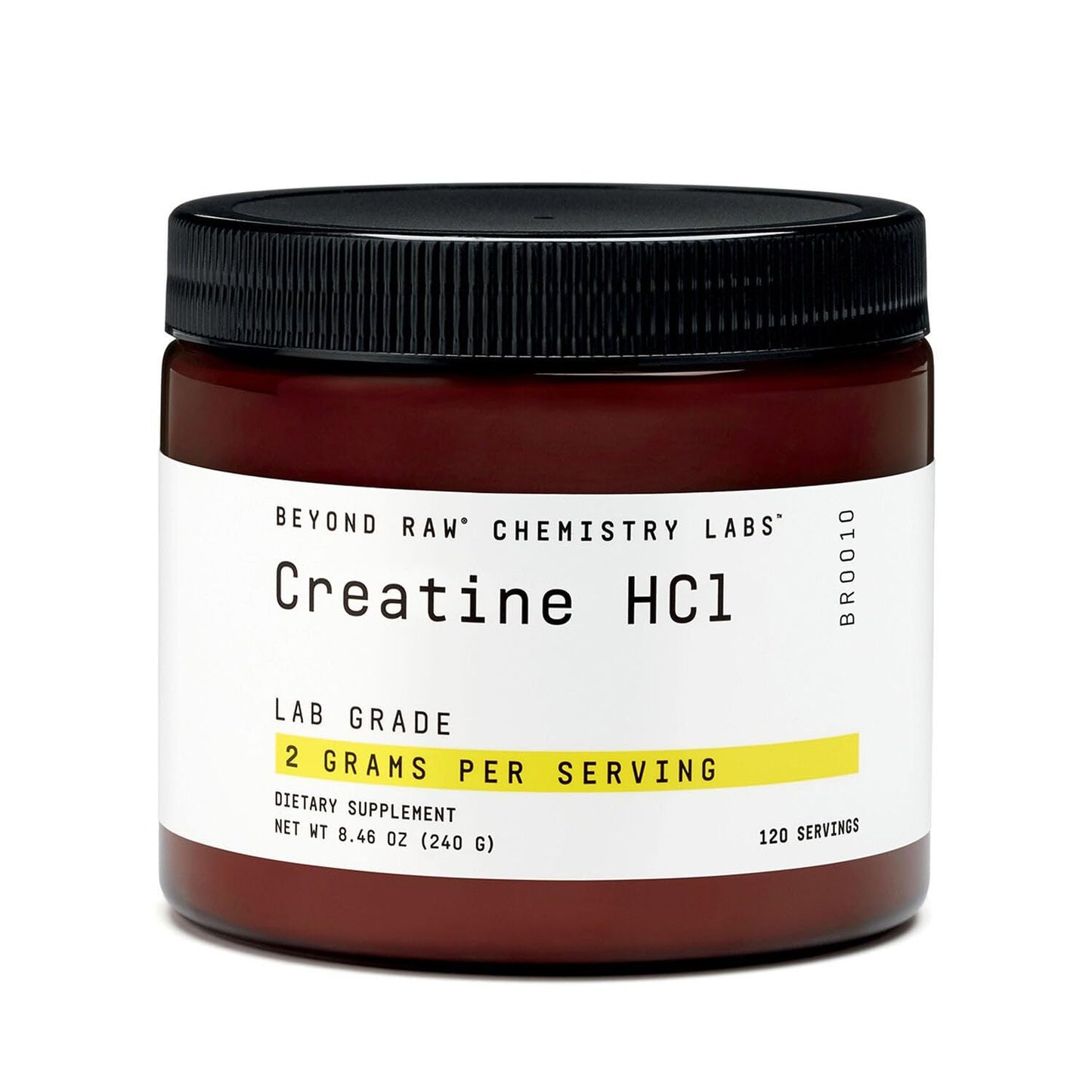 BEYOND RAW Creatine HCl Powder – Lab-Grade, Ultra-Concentrated for Strength & Performance | 120 Servings