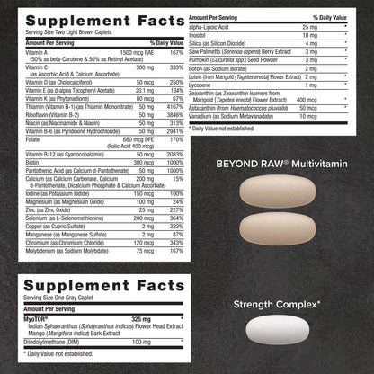 BEYOND RAW Vital Elements Vitapak Program – 5-in-1 Vitamin Pack (30 Packets)