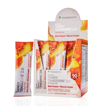 Beyond Tangy Tangerine 2.0 Citrus Peach Infusion Packets - 30 Count