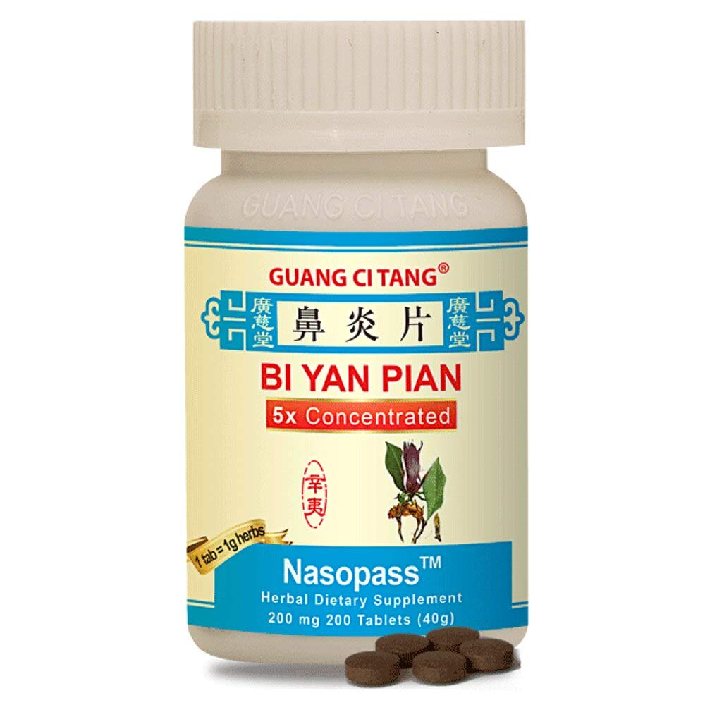 Bi Yan Pian - NasoPass K152/AH101P, 200 Tablets | Guang Ci Tang | ActiveHerb
