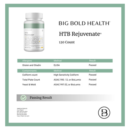 BIG BOLD HEALTH HTB Immune Rejuvenate – Polyphenol Immune Support with Himalayan Tartary Buckwheat, 120 Vegetarian Capsules