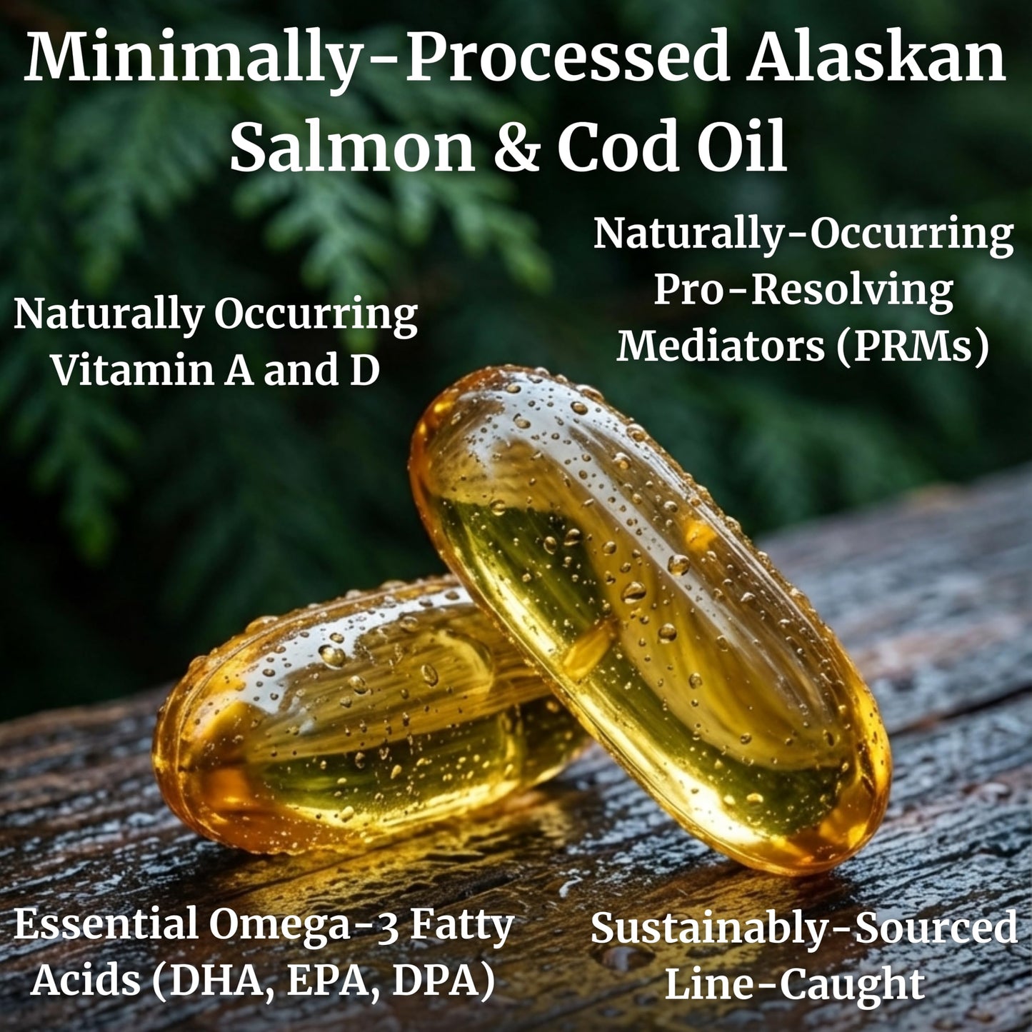 BIG BOLD HEALTH Omega-3 Rejuvenate – Wild Alaskan Fish Oil with PRMs (EPA, DHA, DPA) & Vitamins A & D (120 Softgels)