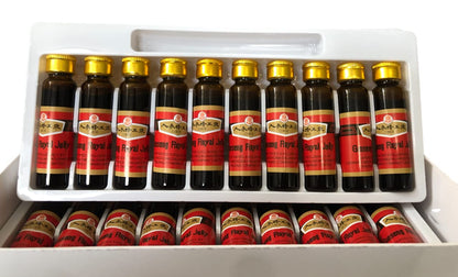 Bill Natural Sources Ginseng Royal Jelly 10ml x 30 Vials – Premium Ginseng + Royal Jelly