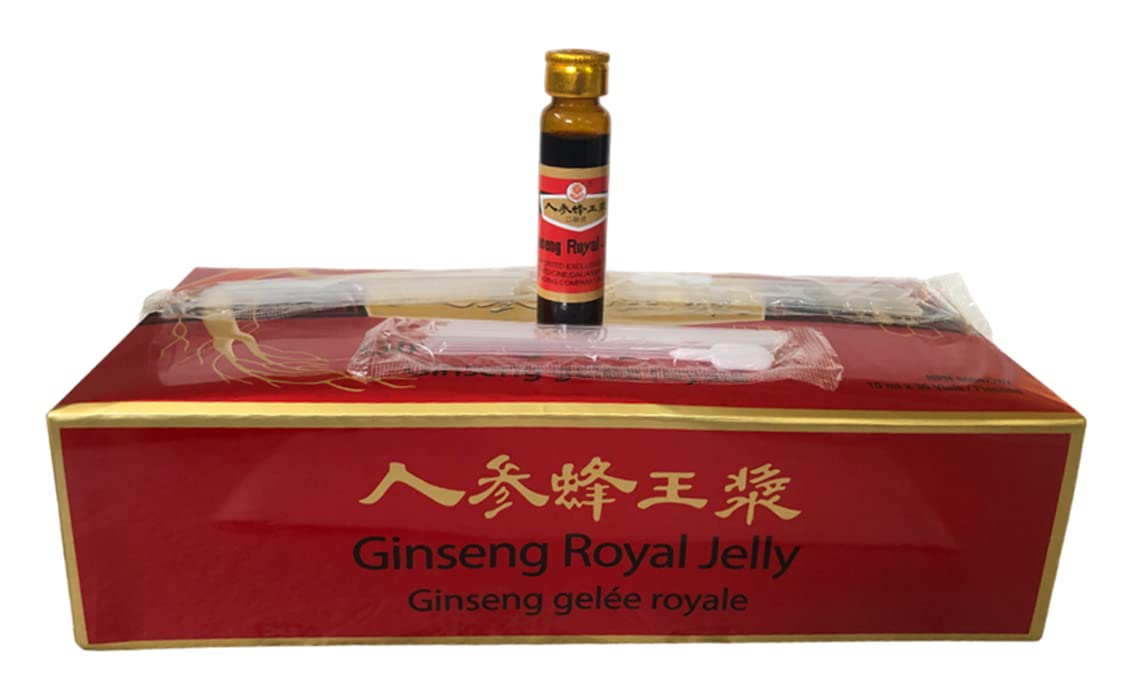 Bill Natural Sources Ginseng Royal Jelly 10ml x 30 Vials – Premium Ginseng + Royal Jelly
